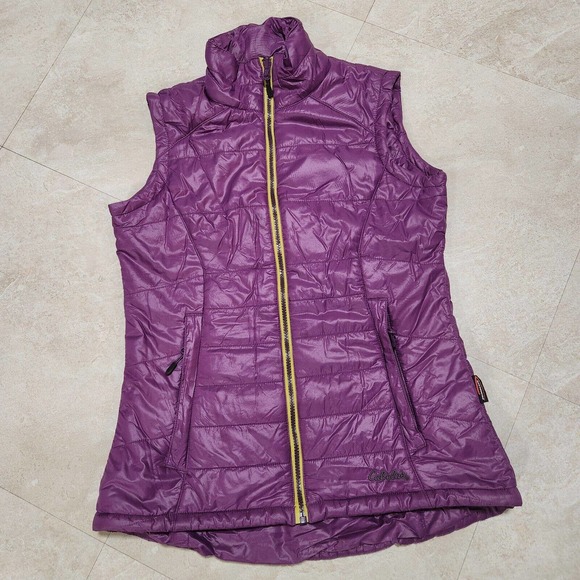 Cabela's Womens S Small Purple Primaloft Insulated Goose Down Puffer Vest Jacket - Picture 2 of 12